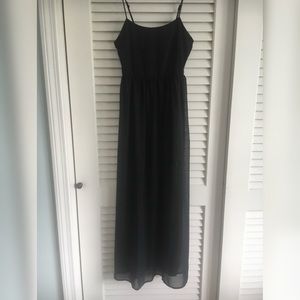 F21 Black Sheer Dress